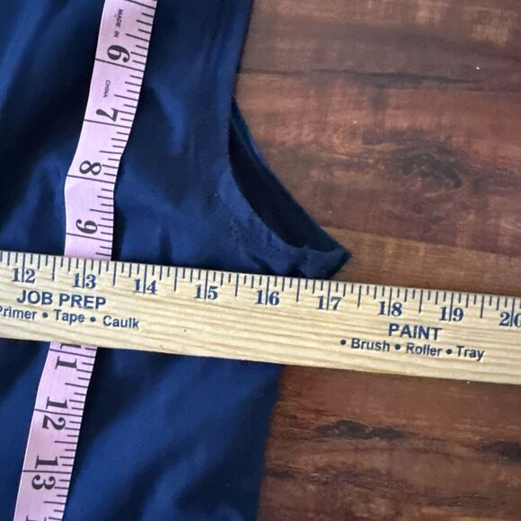 Vasna Womens Maxi Dress Sz Small Bandana Print Blue Fitted Classic Feminine - Picture 14 of 15